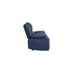 Power Recliner Up to 250 LBS Single Sofa Reading Chair Ergonomic Lounge Chair Living Room Chair USB Ports Easy-to-Reach Side Button Blue