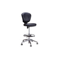 Metro Collection Extended Height Swivel & Tilt Chair Black Vinyl
