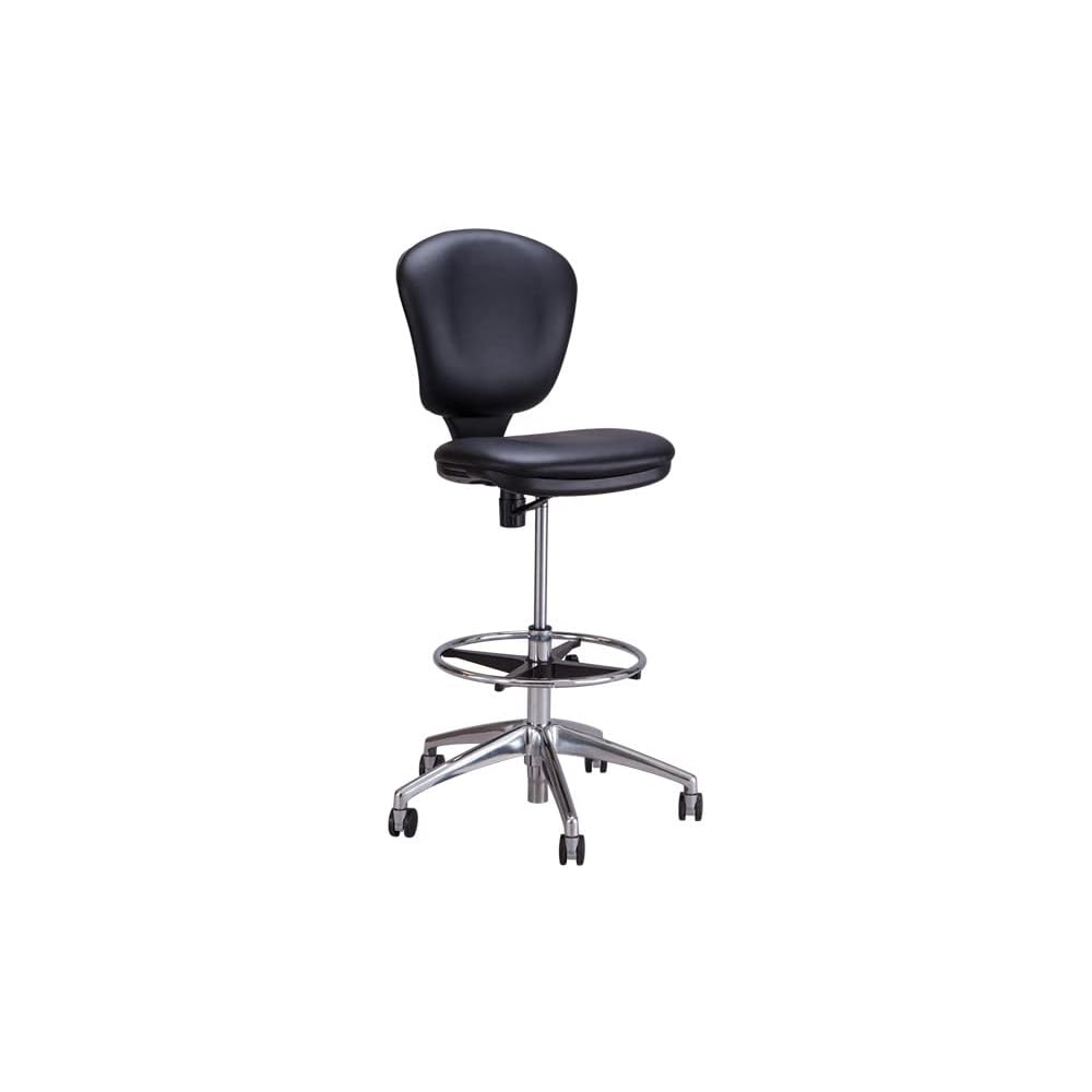 Metro Collection Extended Height Swivel & Tilt Chair Black Vinyl