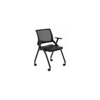Ergonomic Foldable Home Office Desk Chair, Swivel Pulley Computer Chair for Conference & Training, Comfortable Armchair for Work & Study