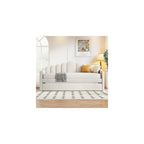 Merax Twin Daybed with Trundle, Velvet Upholstered Sofa Bed Frame with USB Ports, Pull-Out Guest Bed for Small Spaces with Storage Pockets, No Box Spring Required, Beige