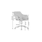 Chair Simple Modern Home Office Chair Comfy Computer Chairs Office Wide Desk Chair for Adult, Student,Bedroom,Home