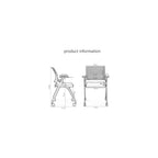 Ergonomic Foldable Home Office Desk Chair, Swivel Pulley Computer Chair for Conference & Training, Comfortable Armchair for Work & Study