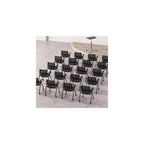 Ergonomic Foldable Home Office Desk Chair, Swivel Pulley Computer Chair for Conference & Training, Comfortable Armchair for Work & Study