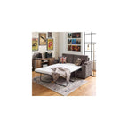 Merax 56.7" Pull Out Sofa Bed with Full Size Mattress, Sleeper Sofa Couch