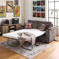 Merax 56.7" Pull Out Sofa Bed with Full Size Mattress, Sleeper Sofa Couch